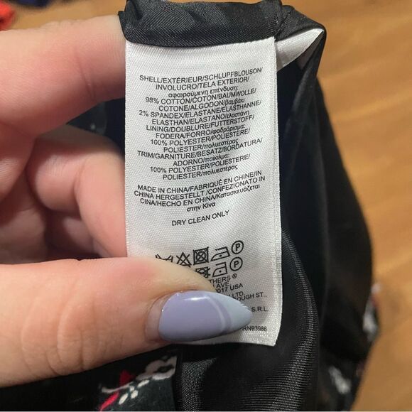 Brooks Brothers Fleece Floral Button Blazer Jacket - Picture 5 of 5